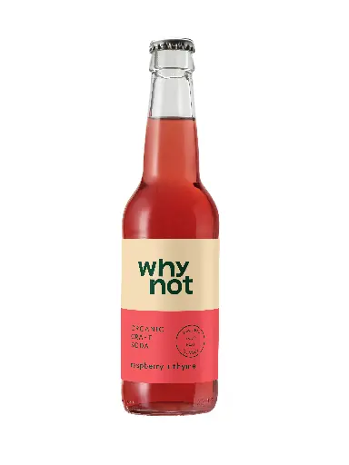 Why Not Soda, Raspberry + Thyme 330ml
